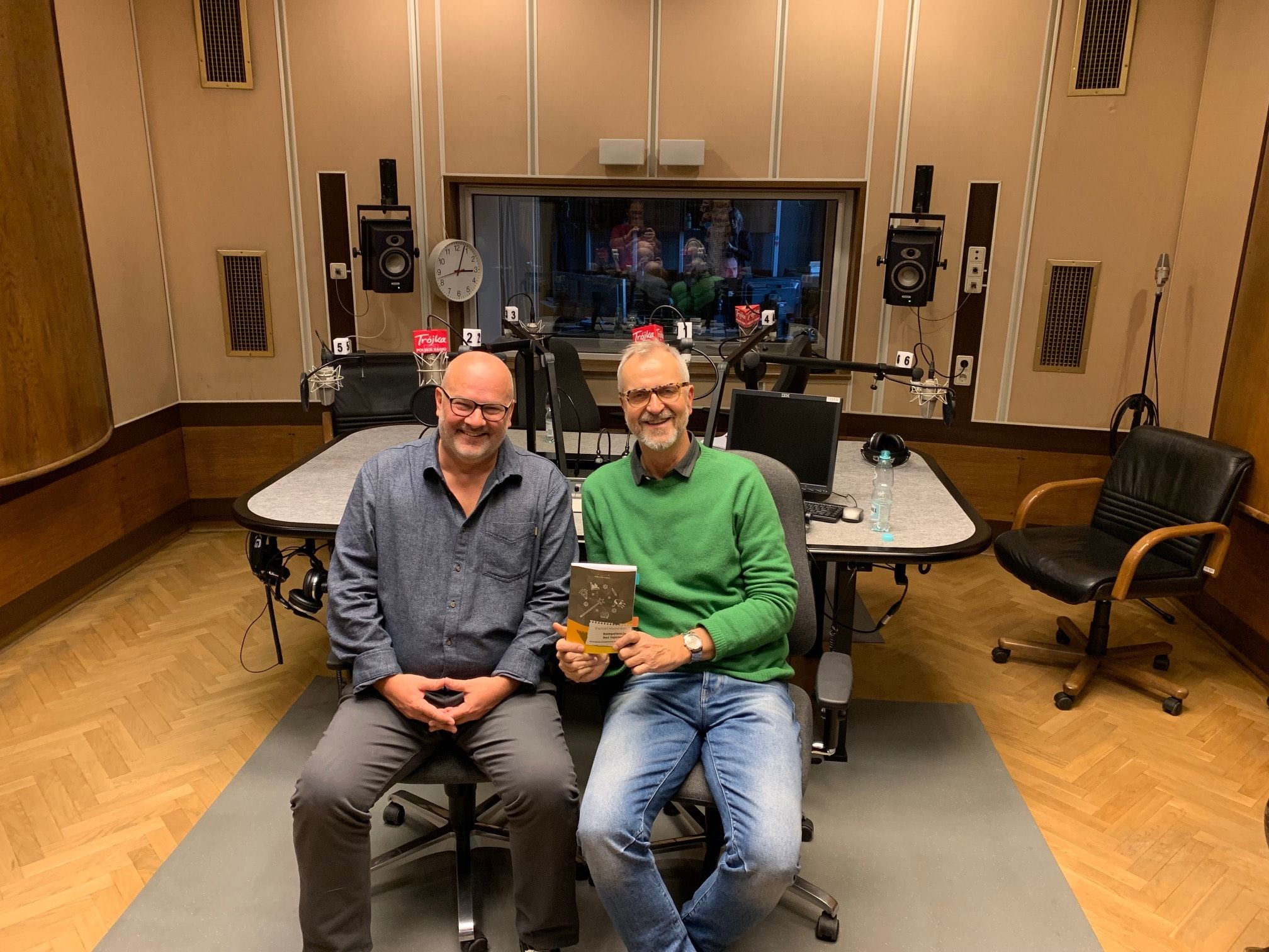 Daniel Hunziker i Dariusz Bugalski w radiowej Trójce.